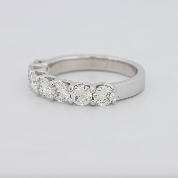 7 Half Round Floating Eternity Ring - ZIZOV DIAMONDS