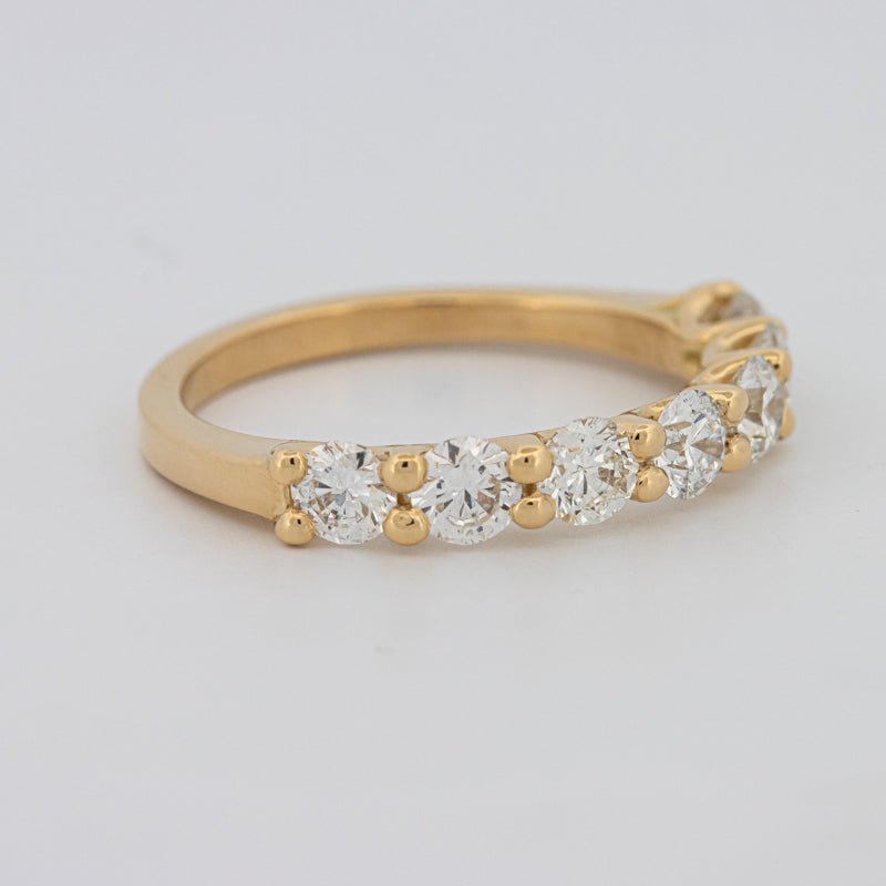 7 Half Round Floating Eternity Ring - ZIZOV DIAMONDS