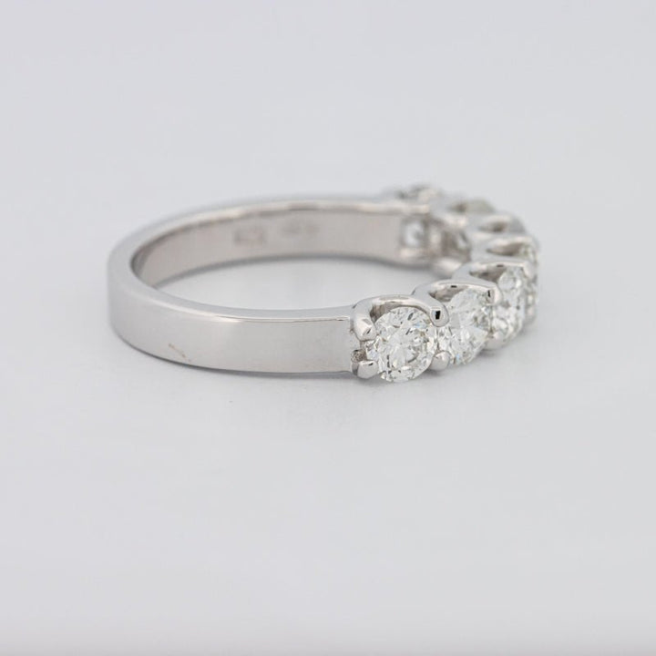 7 Half Round Floating Eternity Ring - ZIZOV DIAMONDS