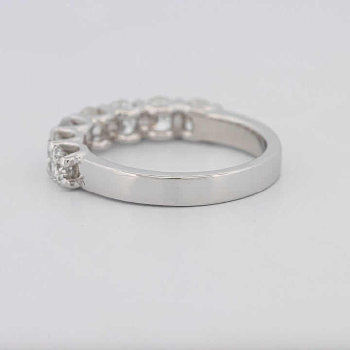7 Half Round Floating Eternity Ring - ZIZOV DIAMONDS