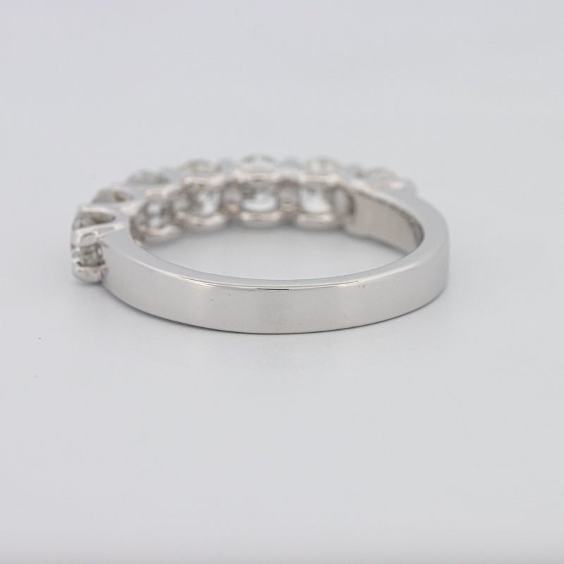 7 Half Round Floating Eternity Ring - ZIZOV DIAMONDS
