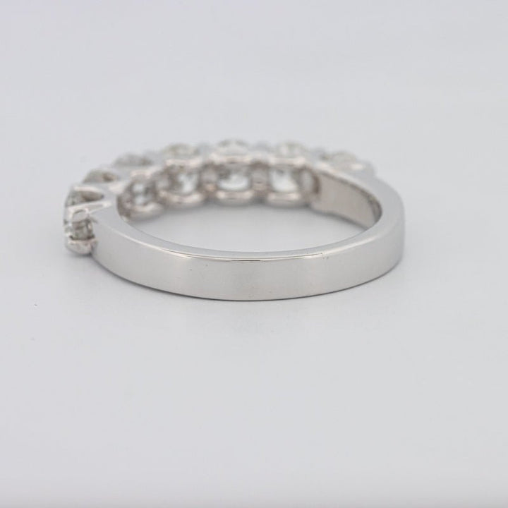 7 Half Round Floating Eternity Ring - ZIZOV DIAMONDS