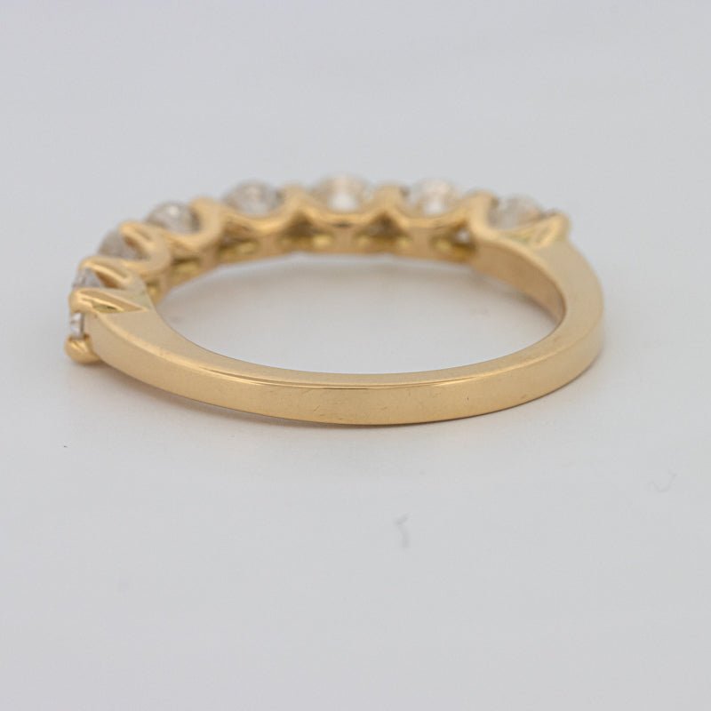 7 Half Round Floating Eternity Ring - ZIZOV DIAMONDS