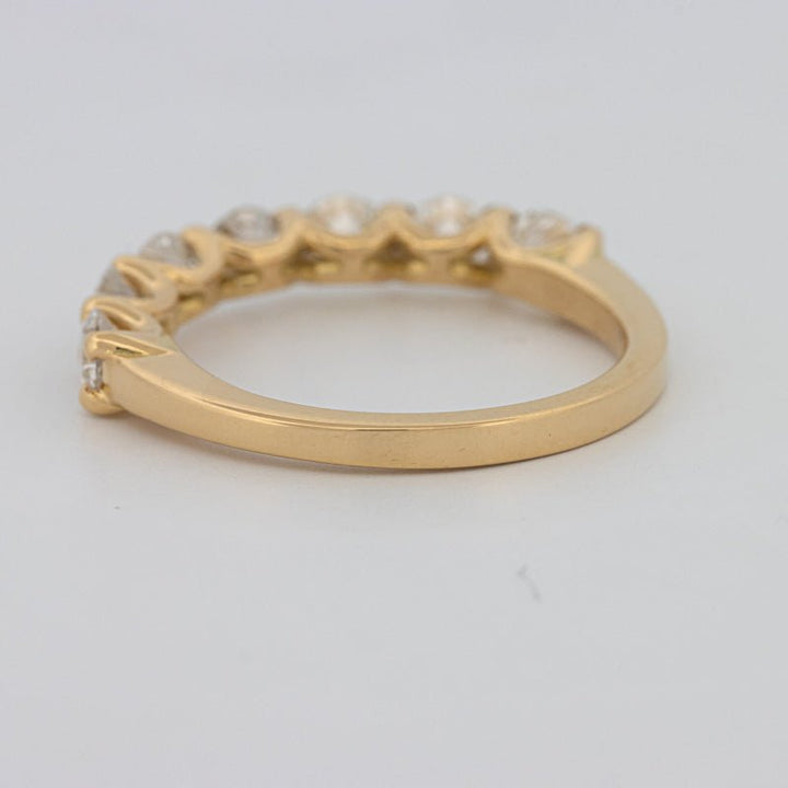 7 Half Round Floating Eternity Ring - ZIZOV DIAMONDS