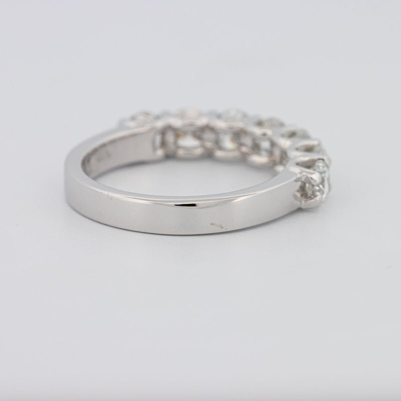 7 Half Round Floating Eternity Ring - ZIZOV DIAMONDS