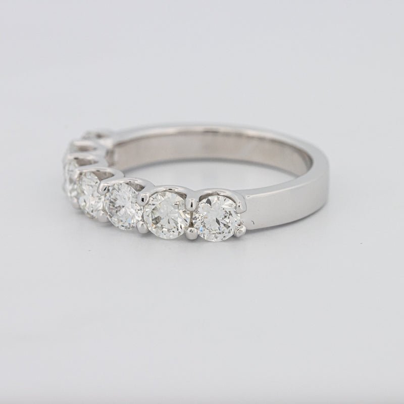 7 Half Round Floating Eternity Ring - ZIZOV DIAMONDS