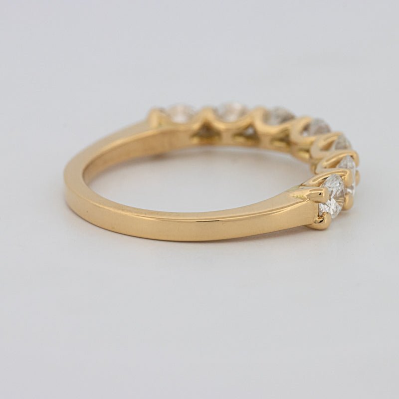 7 Half Round Floating Eternity Ring - ZIZOV DIAMONDS