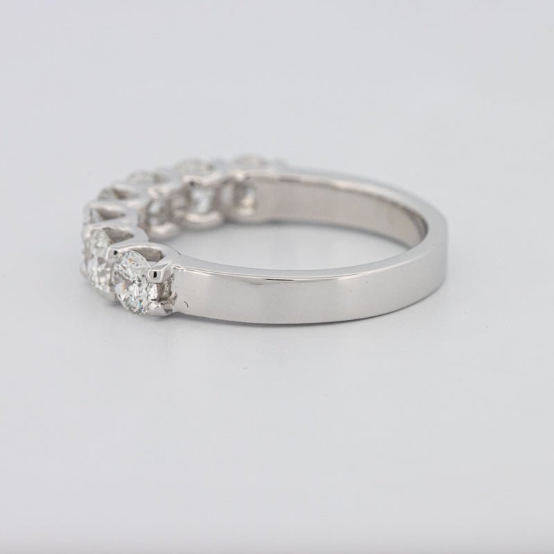 7 Half Round Floating Eternity Ring - ZIZOV DIAMONDS