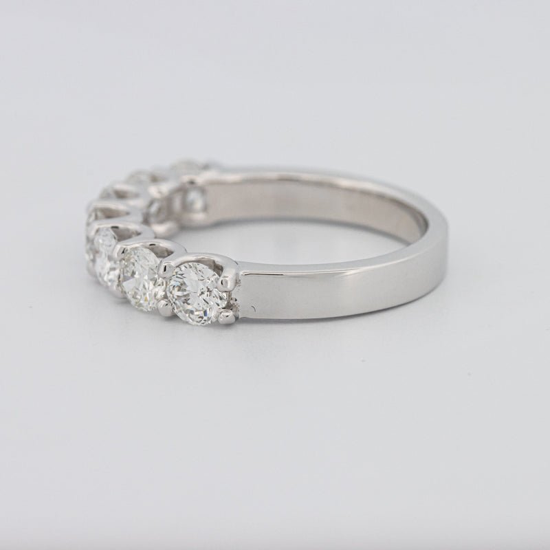 7 Half Round Floating Eternity Ring - ZIZOV DIAMONDS