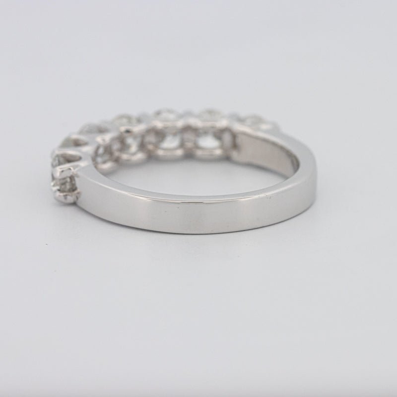 7 Half Round Floating Eternity Ring - ZIZOV DIAMONDS