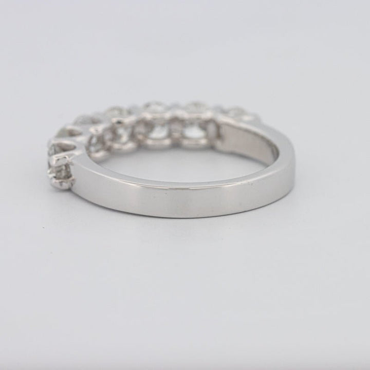 7 Half Round Floating Eternity Ring - ZIZOV DIAMONDS