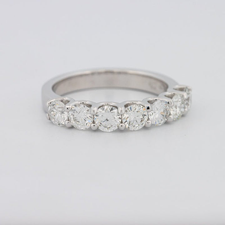 7 Half Round Floating Eternity Ring - ZIZOV DIAMONDS
