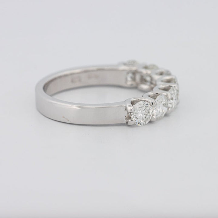 7 Half Round Floating Eternity Ring - ZIZOV DIAMONDS