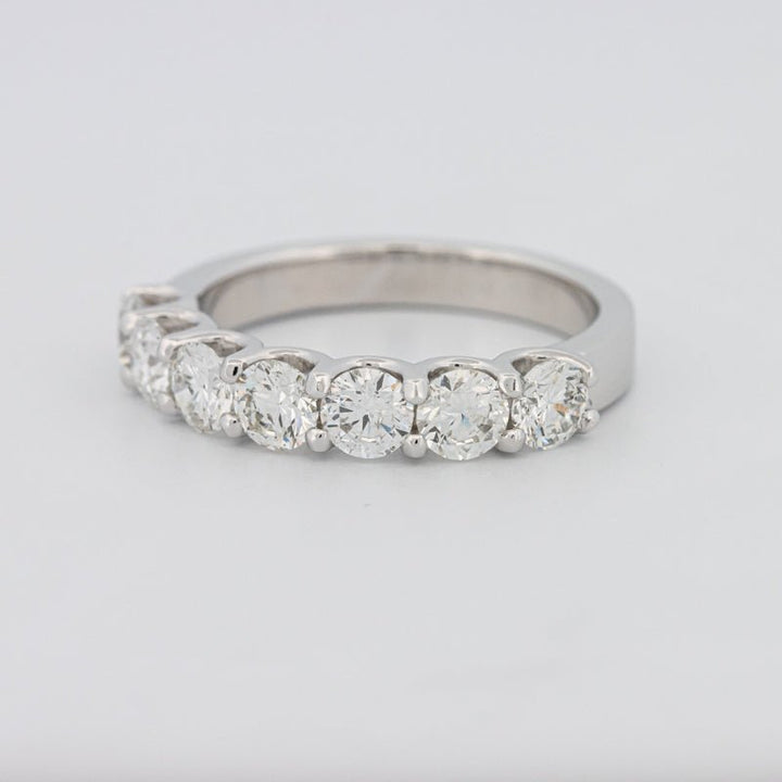 7 Half Round Floating Eternity Ring - ZIZOV DIAMONDS