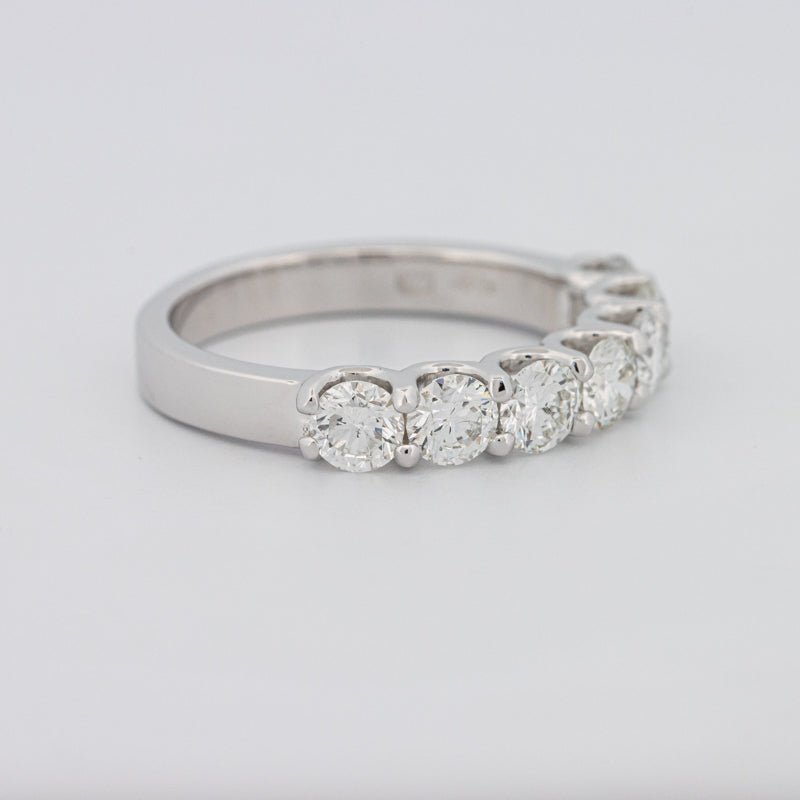 7 Half Round Floating Eternity Ring - ZIZOV DIAMONDS