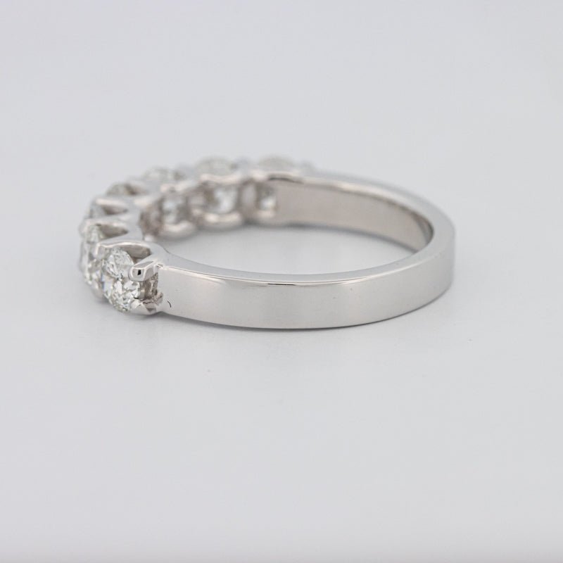 7 Half Round Floating Eternity Ring - ZIZOV DIAMONDS