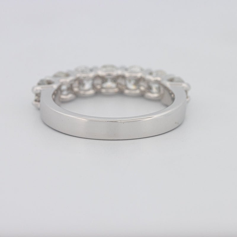 7 Half Round Floating Eternity Ring - ZIZOV DIAMONDS