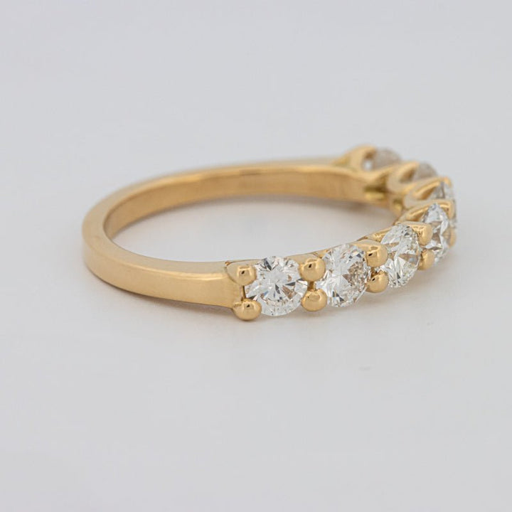 7 Half Round Floating Eternity Ring - ZIZOV DIAMONDS