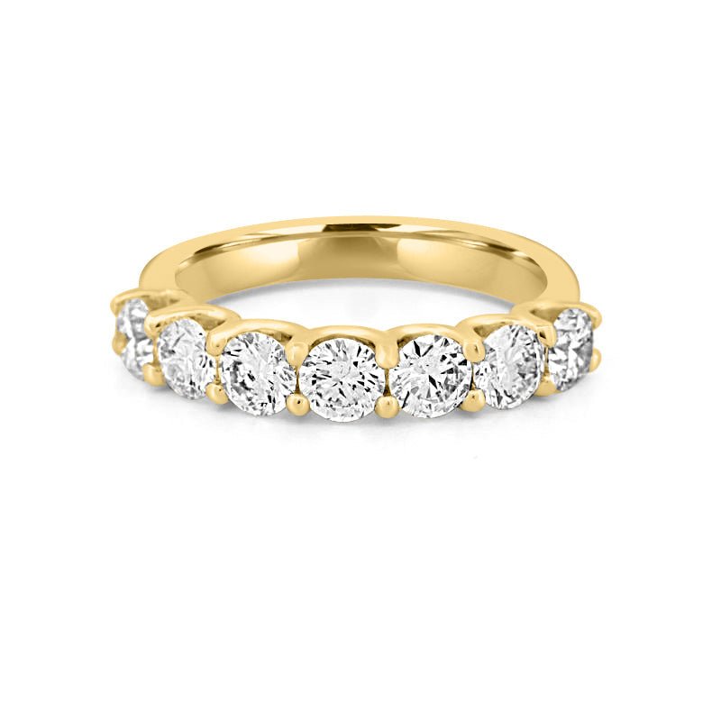 7 Half Round Floating Eternity Ring - ZIZOV DIAMONDS