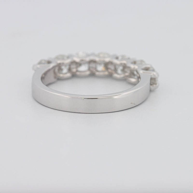 7 Half Round Floating Eternity Ring - ZIZOV DIAMONDS