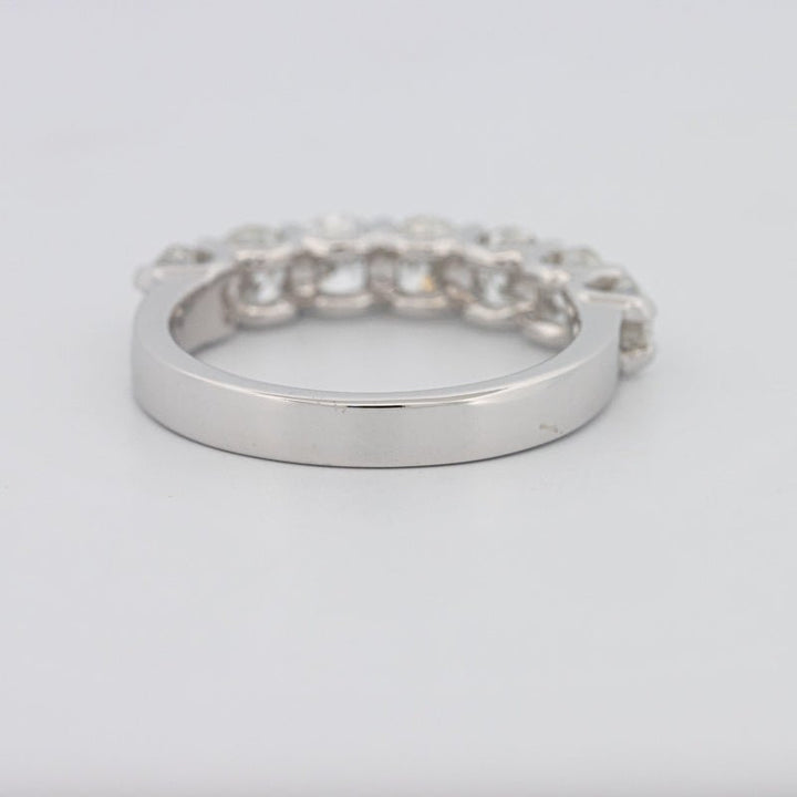7 Half Round Floating Eternity Ring - ZIZOV DIAMONDS