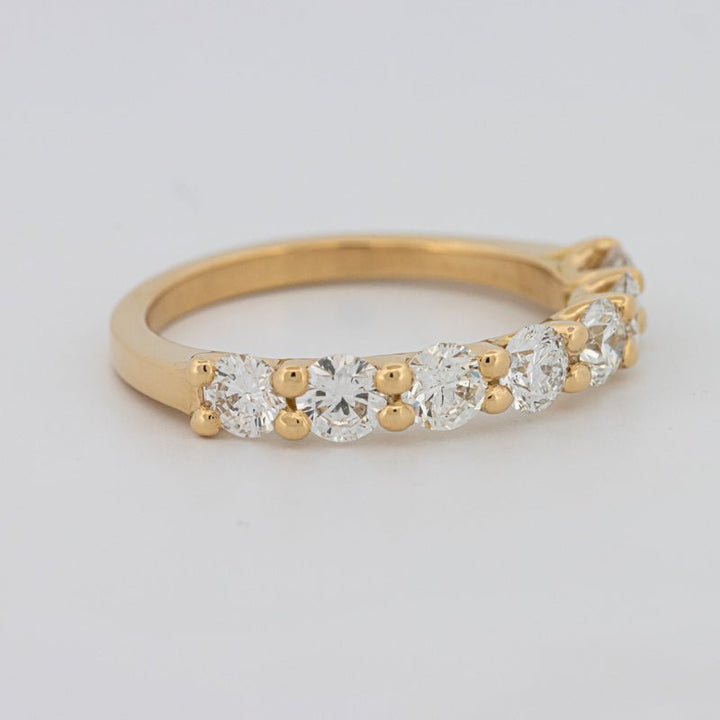 7 Half Round Floating Eternity Ring - ZIZOV DIAMONDS