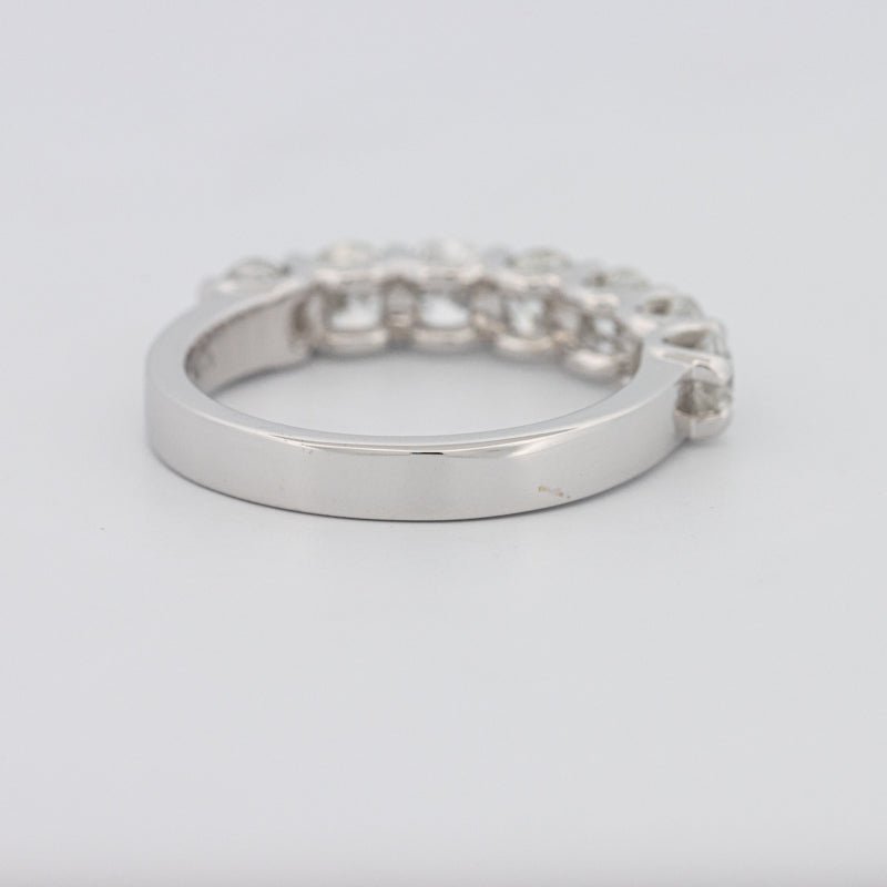 7 Half Round Floating Eternity Ring - ZIZOV DIAMONDS