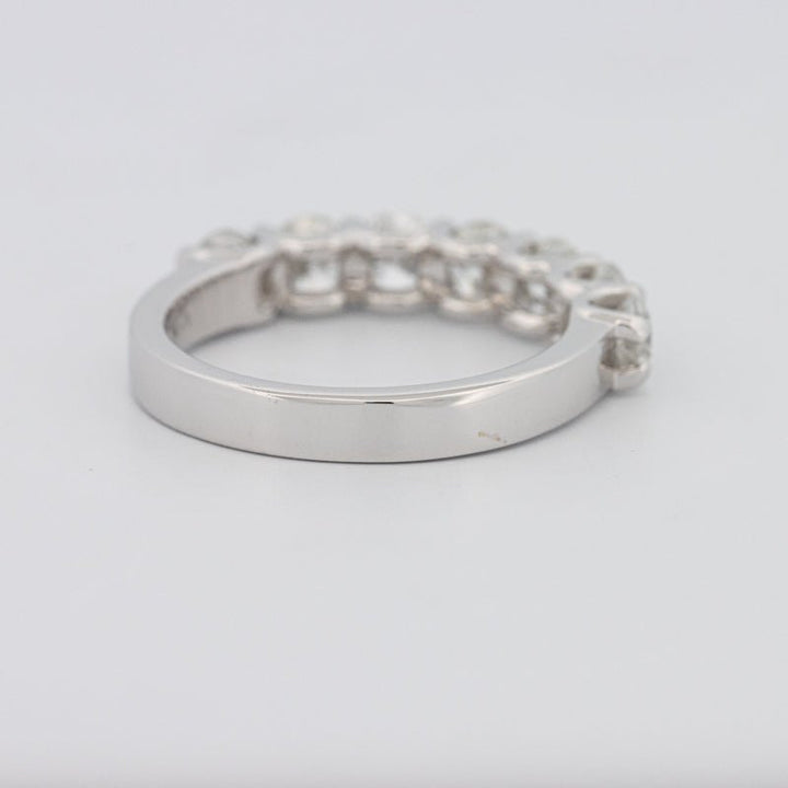 7 Half Round Floating Eternity Ring - ZIZOV DIAMONDS