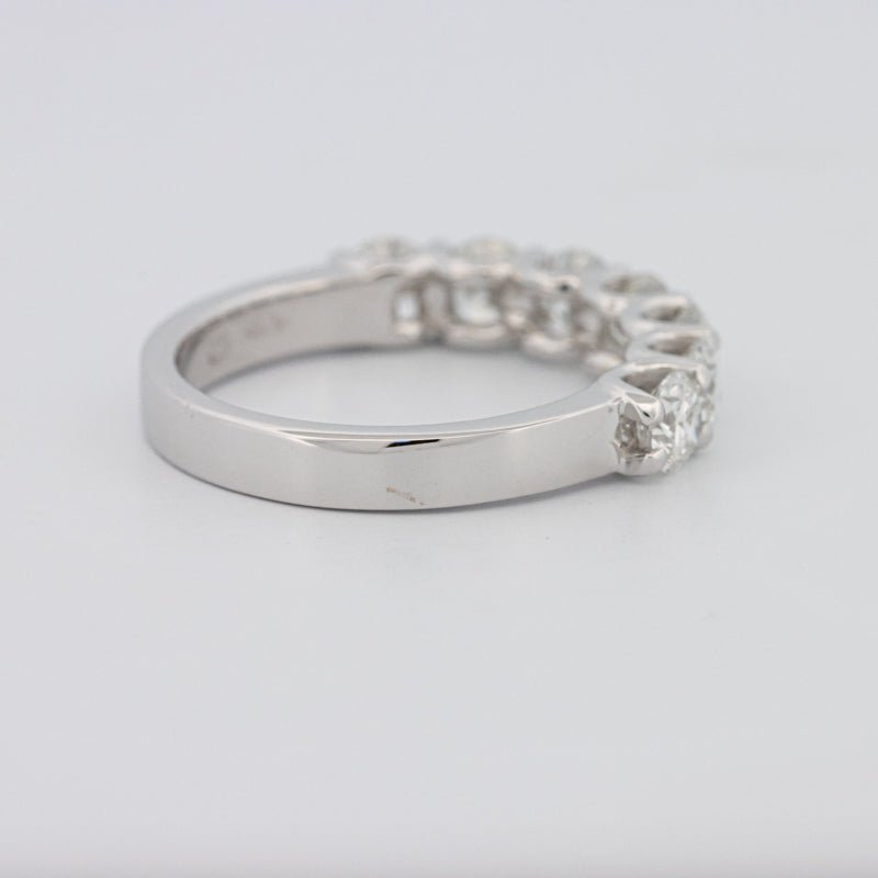 7 Half Round Floating Eternity Ring - ZIZOV DIAMONDS