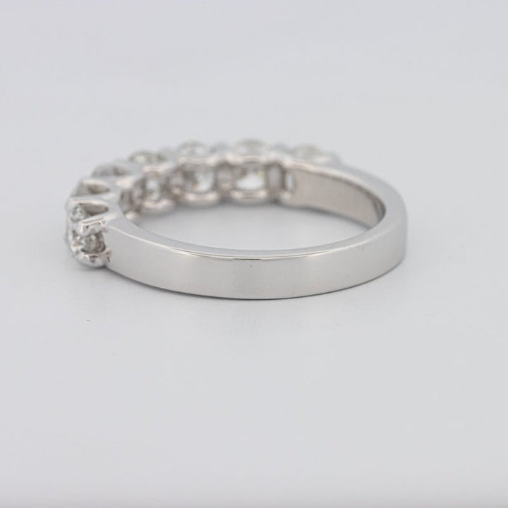 7 Half Round Floating Eternity Ring - ZIZOV DIAMONDS