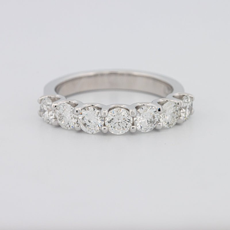7 Half Round Floating Eternity Ring - ZIZOV DIAMONDS