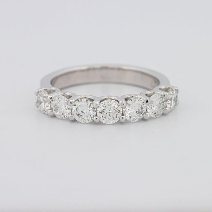 7 Half Round Floating Eternity Ring - ZIZOV DIAMONDS