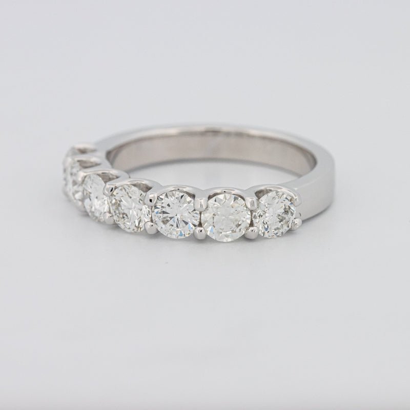 7 Half Round Floating Eternity Ring - ZIZOV DIAMONDS