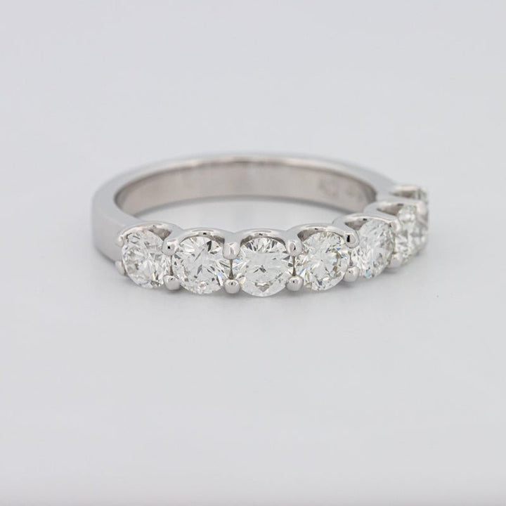 7 Half Round Floating Eternity Ring - ZIZOV DIAMONDS