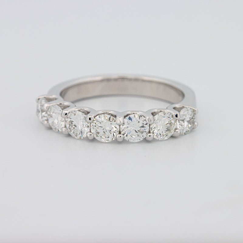7 Half Round Floating Eternity Ring - ZIZOV DIAMONDS