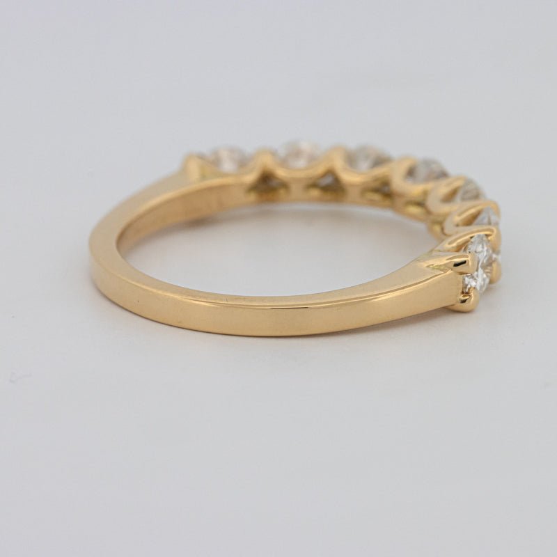 7 Half Round Floating Eternity Ring - ZIZOV DIAMONDS