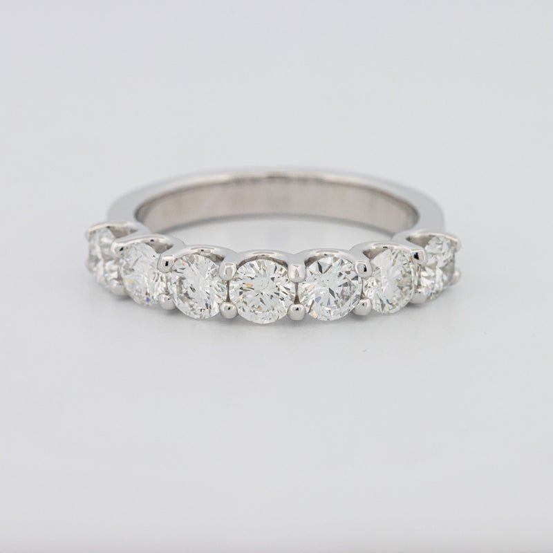 7 Half Round Floating Eternity Ring - ZIZOV DIAMONDS