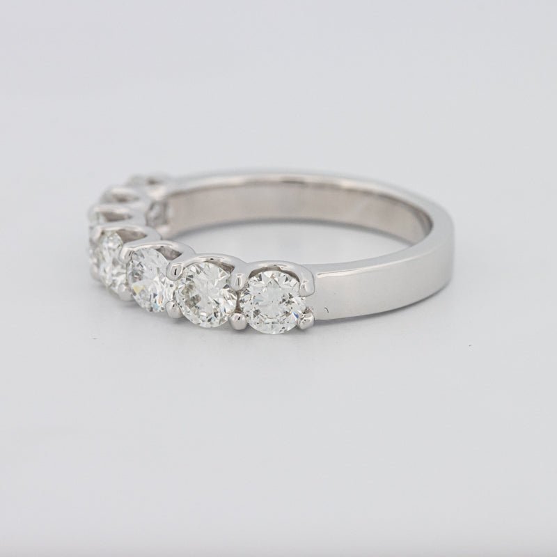 7 Half Round Floating Eternity Ring - ZIZOV DIAMONDS