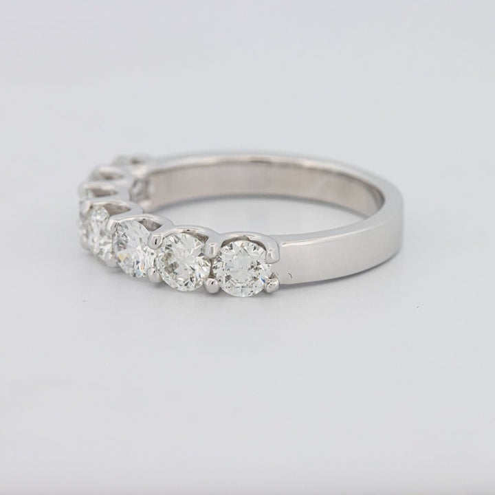 7 Half Round Floating Eternity Ring - ZIZOV DIAMONDS
