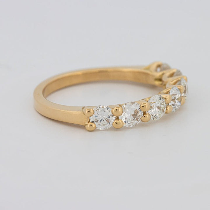 7 Half Round Floating Eternity Ring - ZIZOV DIAMONDS