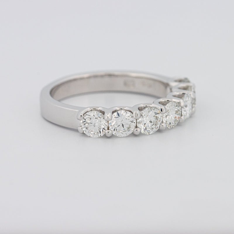 7 Half Round Floating Eternity Ring - ZIZOV DIAMONDS