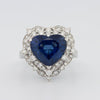 7.47 CT Natural Madagascar Blue Sapphire Ring - ZIZOV DIAMONDS