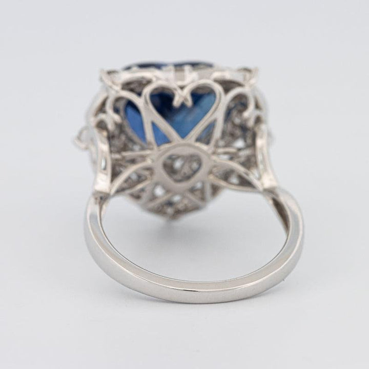 7.47 CT Natural Madagascar Blue Sapphire Ring - ZIZOV DIAMONDS