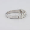 8 Half Oval Floating Eternity Ring - ZIZOV DIAMONDS