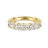 8 Half Oval Floating Eternity Ring - ZIZOV DIAMONDS