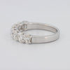 8 Half Oval Floating Eternity Ring - ZIZOV DIAMONDS