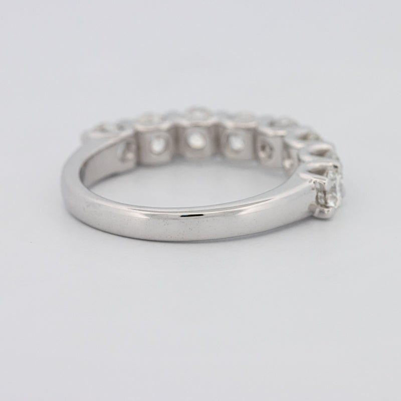 8 Half Round Floating Eternity Ring - ZIZOV DIAMONDS