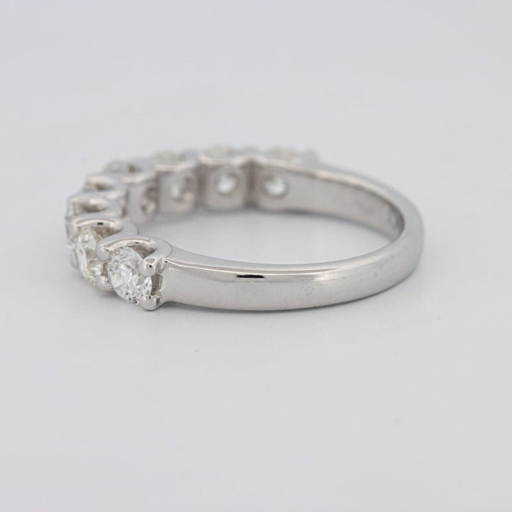 8 Half Round Floating Eternity Ring - ZIZOV DIAMONDS