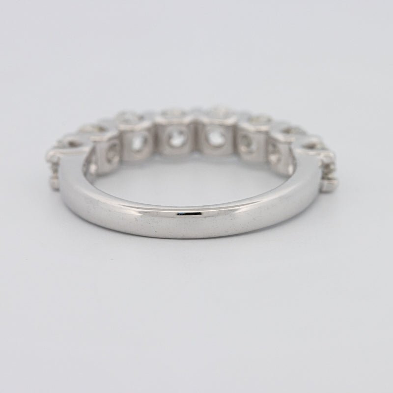 8 Half Round Floating Eternity Ring - ZIZOV DIAMONDS