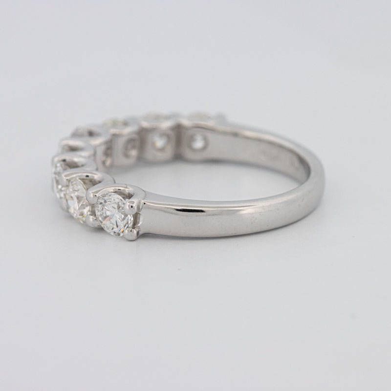 8 Half Round Floating Eternity Ring - ZIZOV DIAMONDS